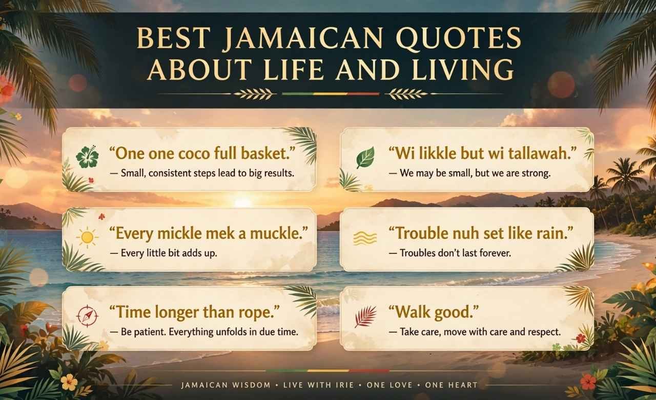 Best Jamaican Quotes About Life and Living