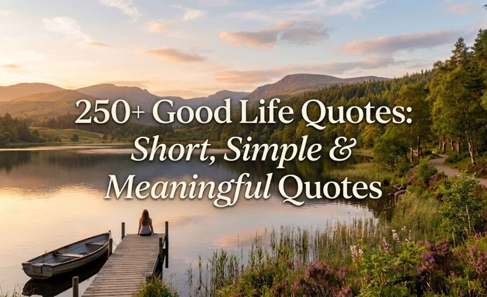 250+ Good Life Quotes: Short, Simple & Meaningful Quotes