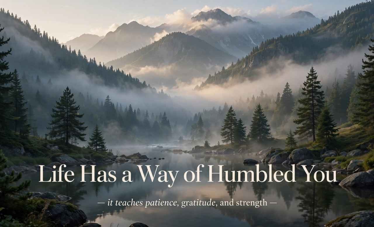 Life Has a Way of Humbled You Quotes