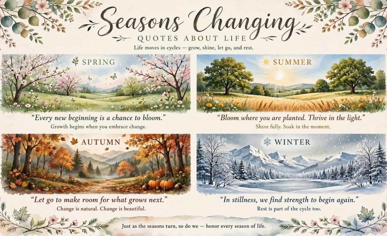 Seasons Changing Quotes About Life