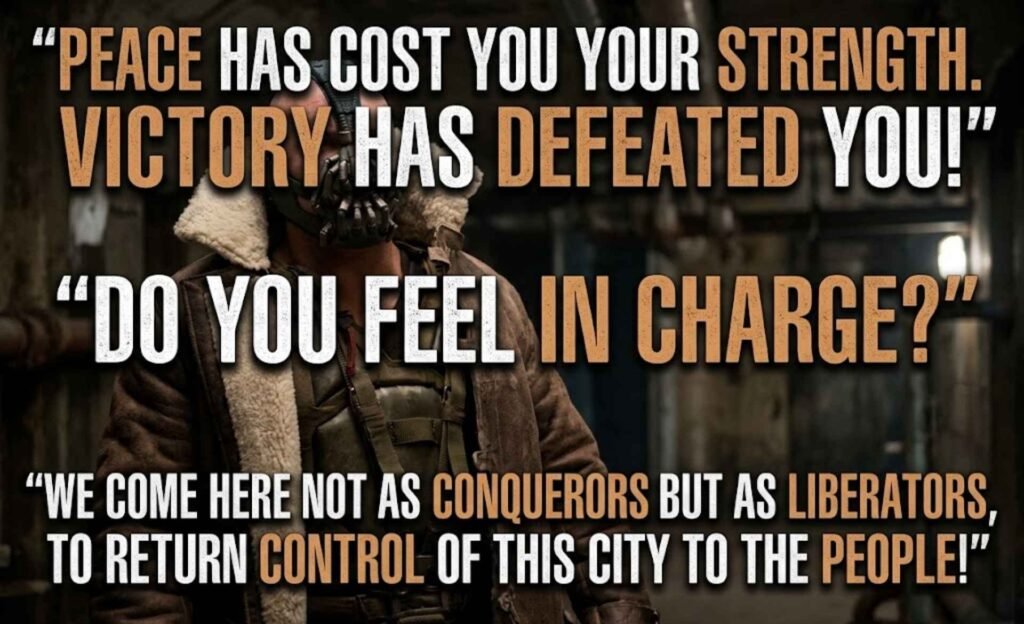 Bane Quotes About Power, Control, and Strength