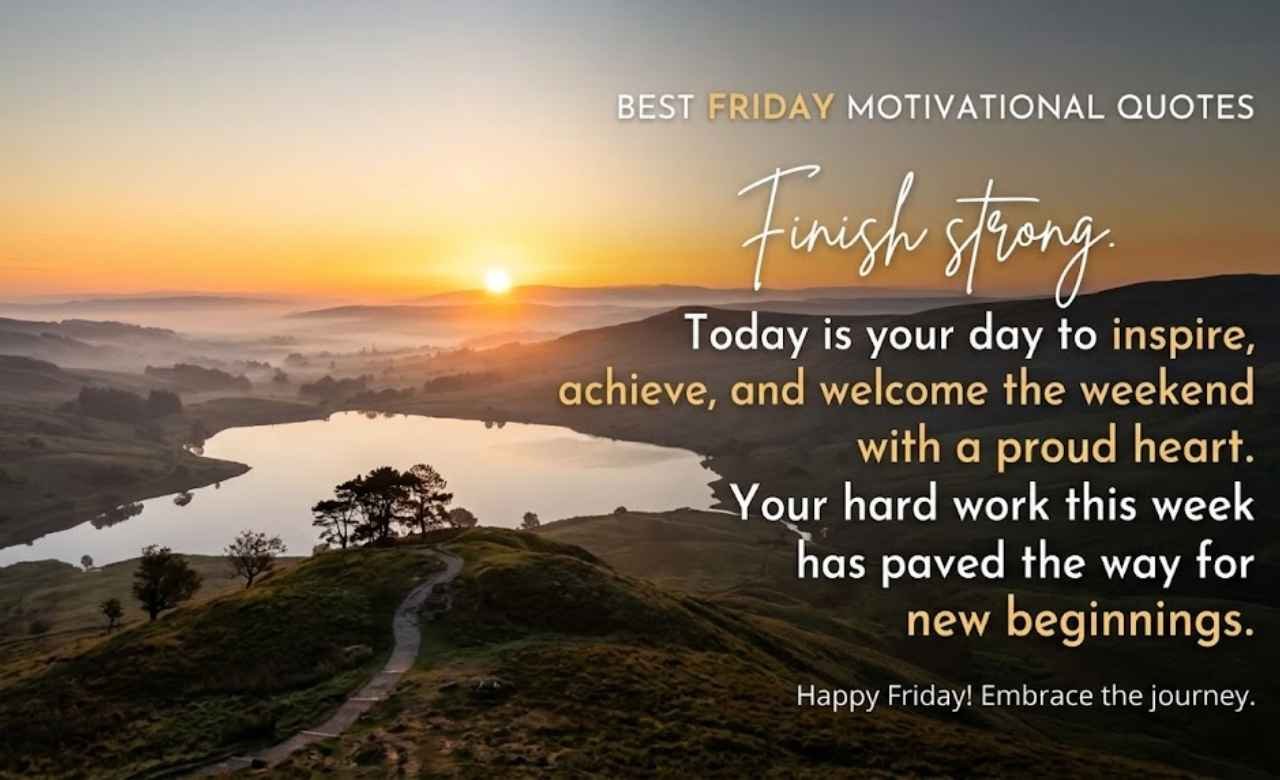 Best Friday Motivational Quotes
