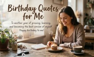 Birthday Quotes for Me