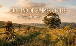 End of Summer Quotes
