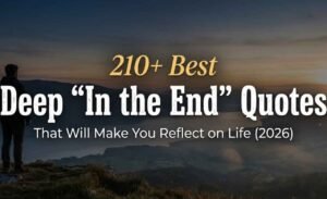 Deep In the End Quotes