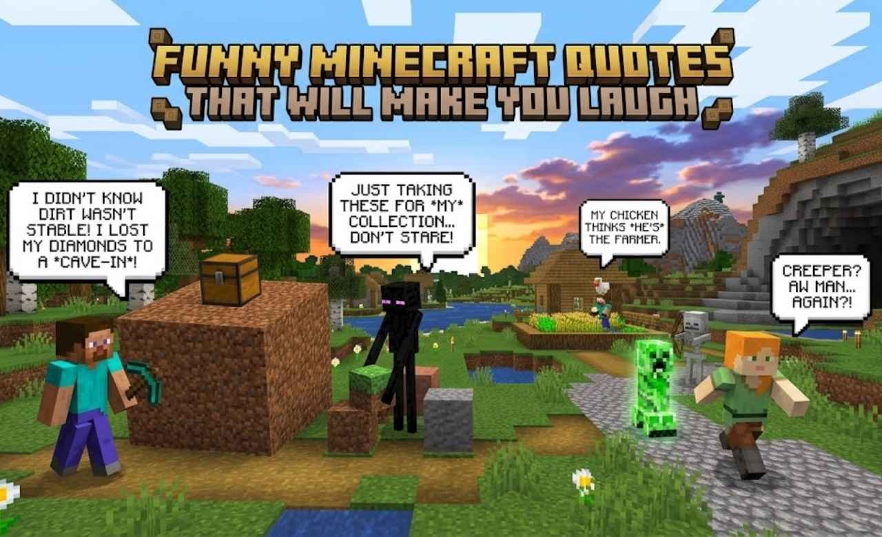 Funny Minecraft Quotes That Will Make You Laugh