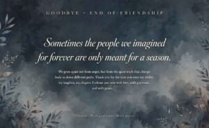Goodbye End of Friendship Quotes