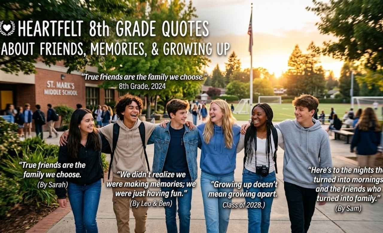 Heartfelt 8th Grade Quotes About Friends, Memories, and Growing Up