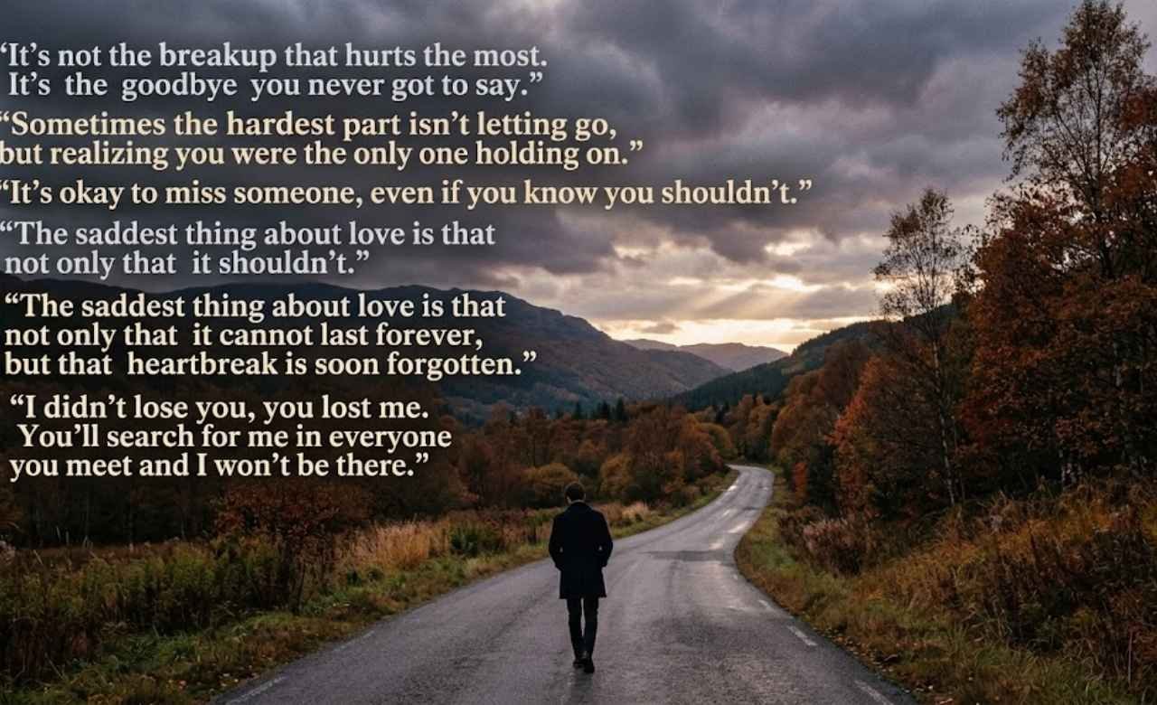 Sad Quotes About the End of a Relationship You Never Wanted to Lose